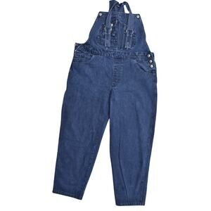 Carolina Blues Blue Cotton Work Cotton Size L Denim Coveralls work Y2K Baggy